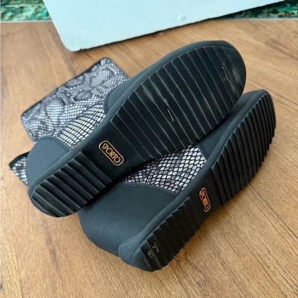 Sporto Snake Print Hidden Wedge Heeled Boot - Picture 4 of 5